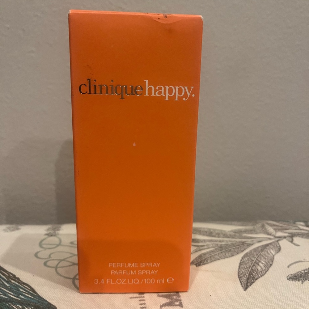 Clinique Happy perfume full size 3.4 fl oz
Never used